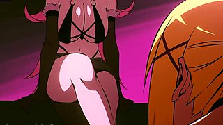 Strapon hard sex between busty lesbians fill their anal