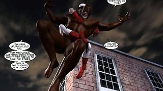 3 DIMENSIONAL Comic: The Cockroach. Sequence four