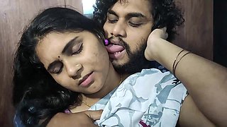 Neck Lick Romance with Lip Lock and Boobs Press