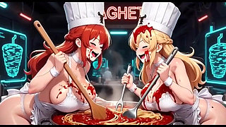 Funny Cook Video, Ai Animation