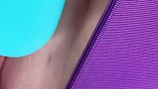 horny mom gooning fucks her hairy creamy wet pussy