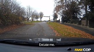 Faux cop - tattooed emo chick with superb tits and Ass Fucked by cop