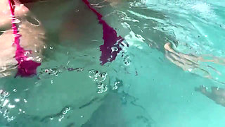 Artemisia Love Showing Her Perfect Tits in a Micro Bikini Underwater