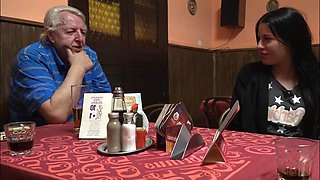 Horny Babe And Old Guy: Big Tits, Teen  Big Ass Porn