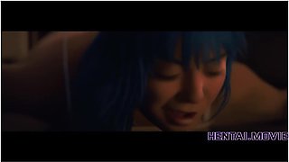 Ai Generated Hentai - Chick With Blue Hair Fucked By Alien Monster