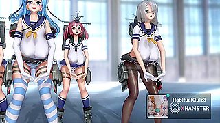 Mmd R18 Kancolle - Paranoid Cell Phone Girl Kantai Collection Sex Dance Public Gangbang 3d Hentai - Car Toon