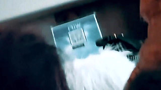 She Gives Me a Messy Blowjob on My Pierced Cock on the Ferry. I Cum in Her Mouth and Kiss Her, Licking the Cum