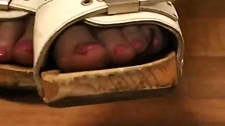 Worn Heels, Soft Soles - Slow Dangling in Stockings