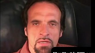 MenWorkinXXX.com - Aged dude relishes in jacking off his furry meaty man rod alone