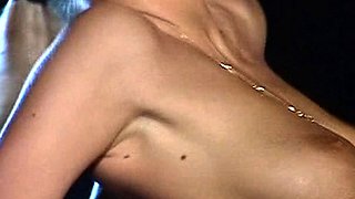 Cumshot on big boobs for slut tit fucking in hd