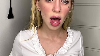 College Blonde Naughty Toy Masturbation