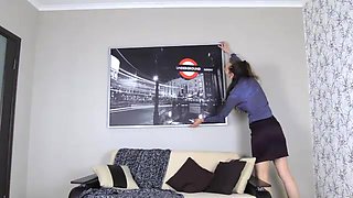 Pretty masturbates after fixing her picture - WeAreHairy