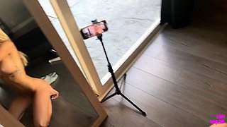 POV Blonde Big Boob Instagram Model Needs Cock For Her