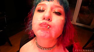 Fine amateur gagged at the club and fucked in insane manners
