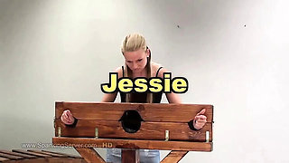 Jessie Jazz Gets Her Ass Whipped in Hard BDSM Punishment