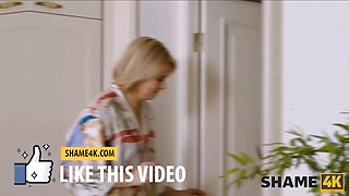 Shame4k. cougar and fresh lover have no time to switch the location and commence fucking