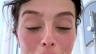 Emily Black Loves To Finger Her Tight Cunt During Shower