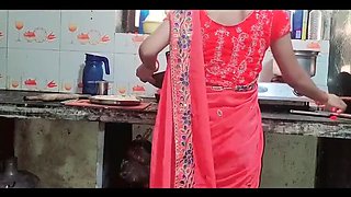 Desi Bhabhi Gets Fucked Hard in the Kitchen - Hot Indian Sex in Saree