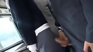 Japanese sexual harassment on the bus PART-1