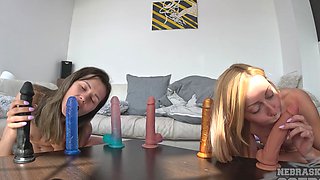 Josie Fresh's raw debut in HD: Brunettes and blondes unite for a wild toy party