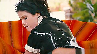 teen 18+ Maid Dominated Over And Screwed