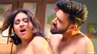 Indian chunky MILF amazing porn video