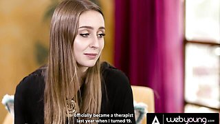 Web Young featuring Laney Grey's pussy eating sex