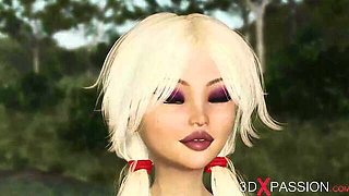 Side piece's blonde porn