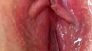Extreme Close up Wet Pussy and Clit Orgasm