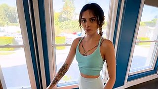 Angel Windell Gets Her Teen Pussy Filled With Cum
