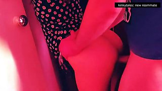 Stepsis Diary: Caught My Stepsister Spying On Neighbors Fucking - Unprotected Creampie Sex