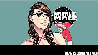 TranssexualNetwork.com - Handsome tranny's MILF pussy drilling after anal plug