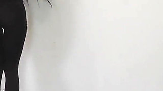 Mistress Cleo Trampling and Smokes on His Slave
