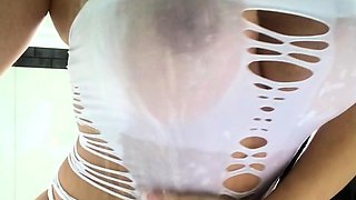 Big boobs milf masturbates with her dildo