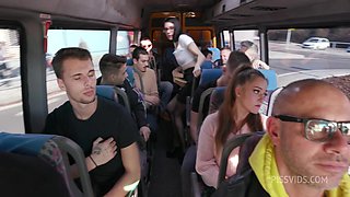 A librarian in the bus wet, Anna de Ville (self directed) 9on