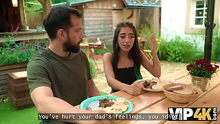 Hot Latina Brunette Seduced By Older Men - HD 1080p Hardcore Sex