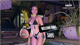 They Fuck Me Wildly In The Jacuzzi! I Love His Big Cock