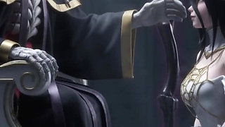 Animated Albedo Overlord Anal Footjob Blowjob Hentai