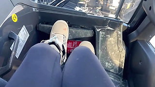 Blowjob Under the Sunset with a Cum in Mouth