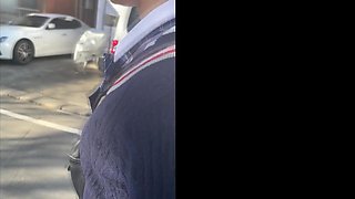 Japanese Beauty Unveils Hidden Desire in Slim Voyeur Peek