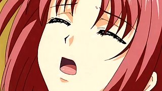 Hot blonde anime teen getting rammed