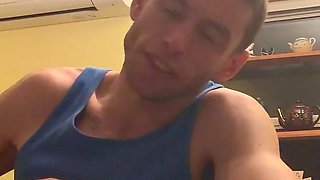 Bend Emo Girl Over Kitchen. Stool in Bright Airy Kitchen Dirty Talk Whole Time