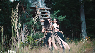 Biting the Festival Boy in the Woods with Snorfux & Goddess Yazmin