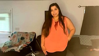 Curvy Indian Persuades Boss with Orgasmic Solo Show