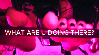 POV Human Furniture: stay still while I enjoy my music YOUR ITALIAN GODDESS