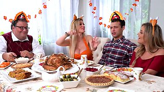 He fucks his girlfriend & mother-in-law on Thanksgiving