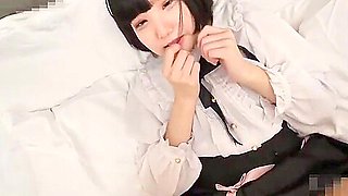 Giving An 18-year-old Black-haired Japanese Girl A Handjob And Taking A Creampie Pov Uncensored