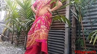 Bengali Desi Bhabhi Outdoor Chudai Devar Ke Saath Red Saree Main (official Video By Villagesex91 )