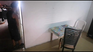 Horny Latina of a Big Ass Is Fucked by Her Stepdaughter's Friend by the Ass and Leaves It Full of Milk