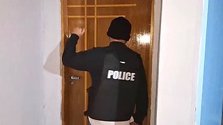 Innocent School Girl Fucked by Corrupt Police Officer - Fanny Squirting, Blowjob & Spanking